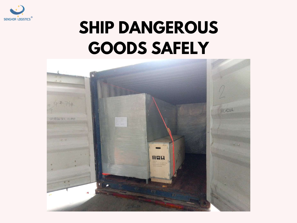 सेनघोर लॉजिस्टिक्स खतरनाक सामान को सुरक्षित रूप से भेजता है