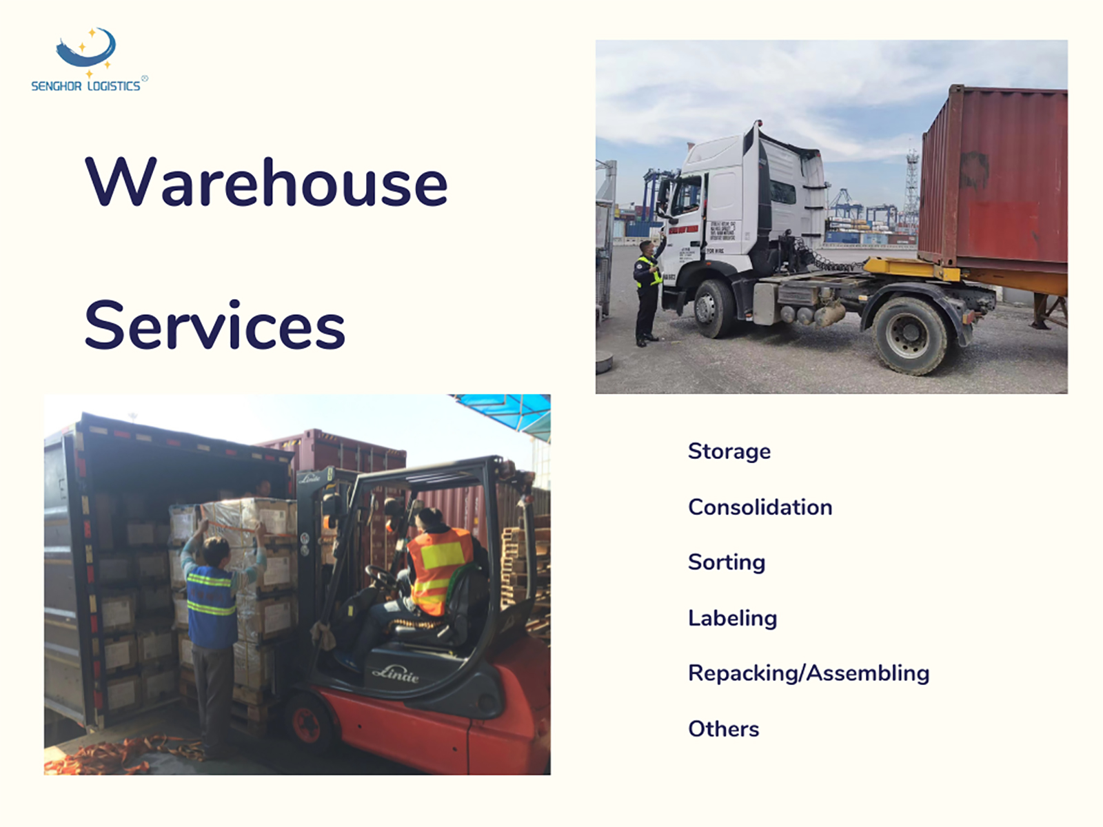 1senghor logistics warehouse service