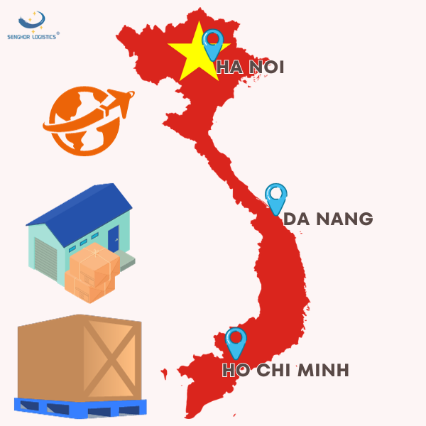 air freight from china to vietnam airport by senghor logistics