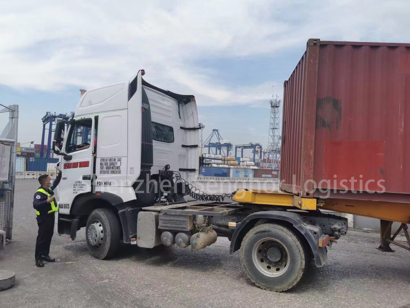 senghor logistics container freight cost