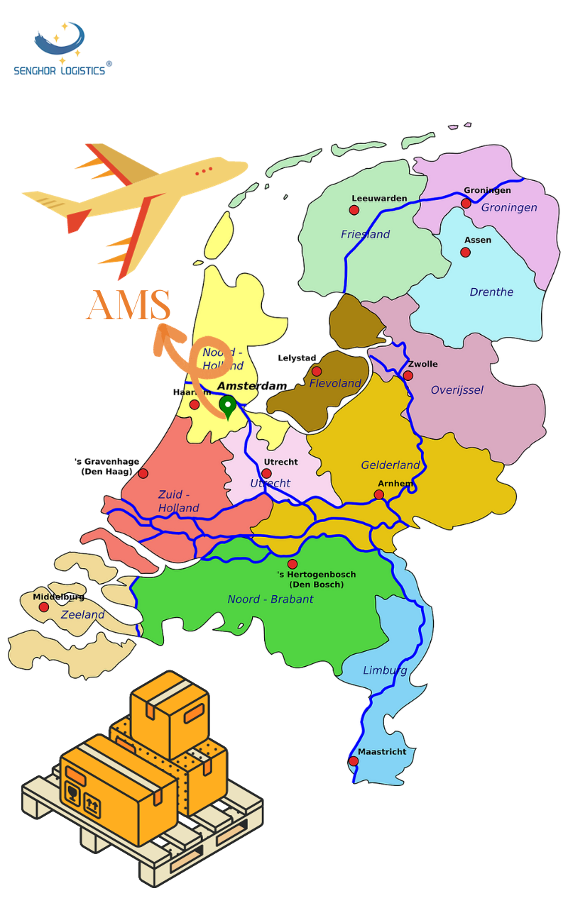 senghor logistics import from china to netherlands air freight