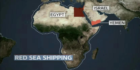 senghor logistics red sea conflict shipping route