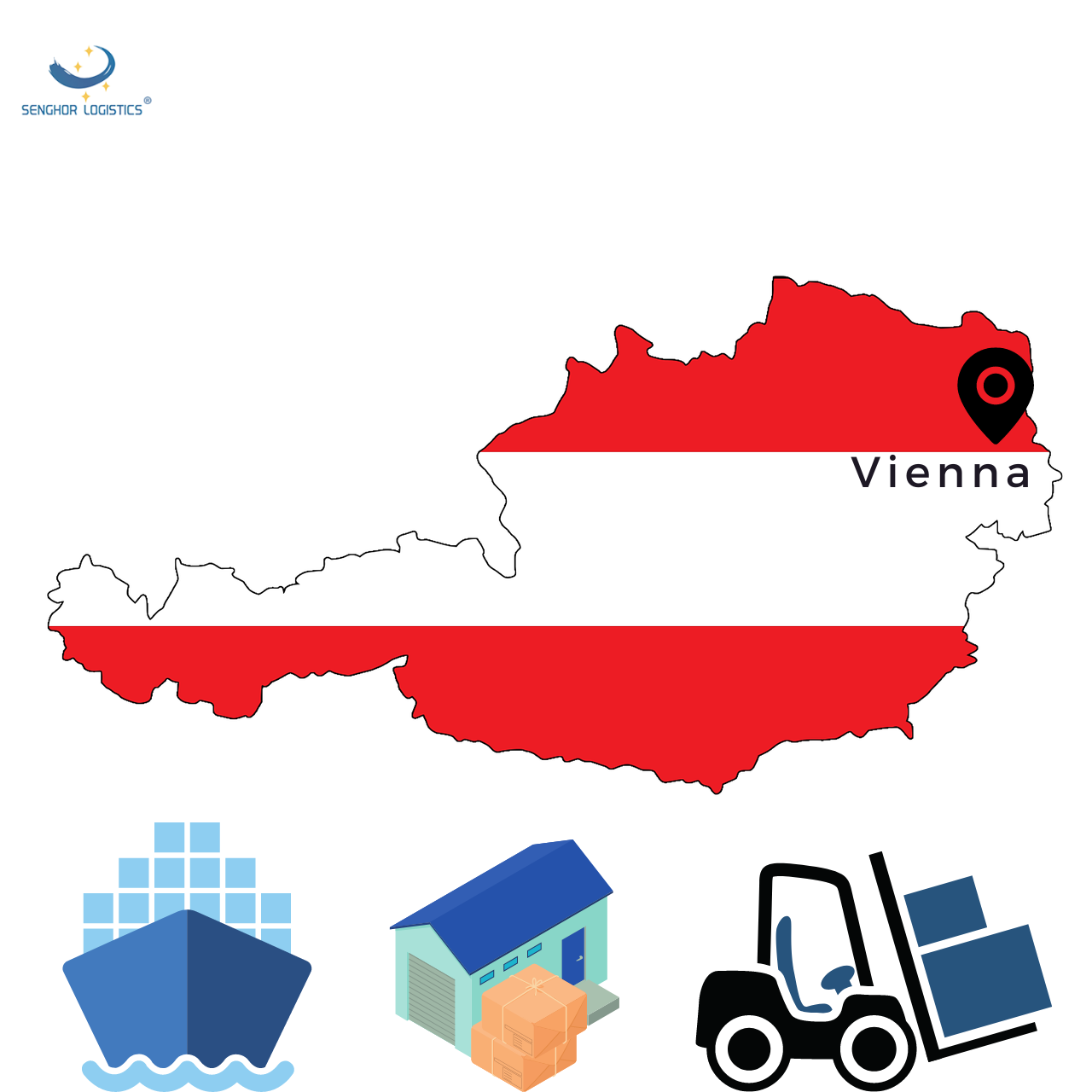 senghor logistics shipping from china to austria