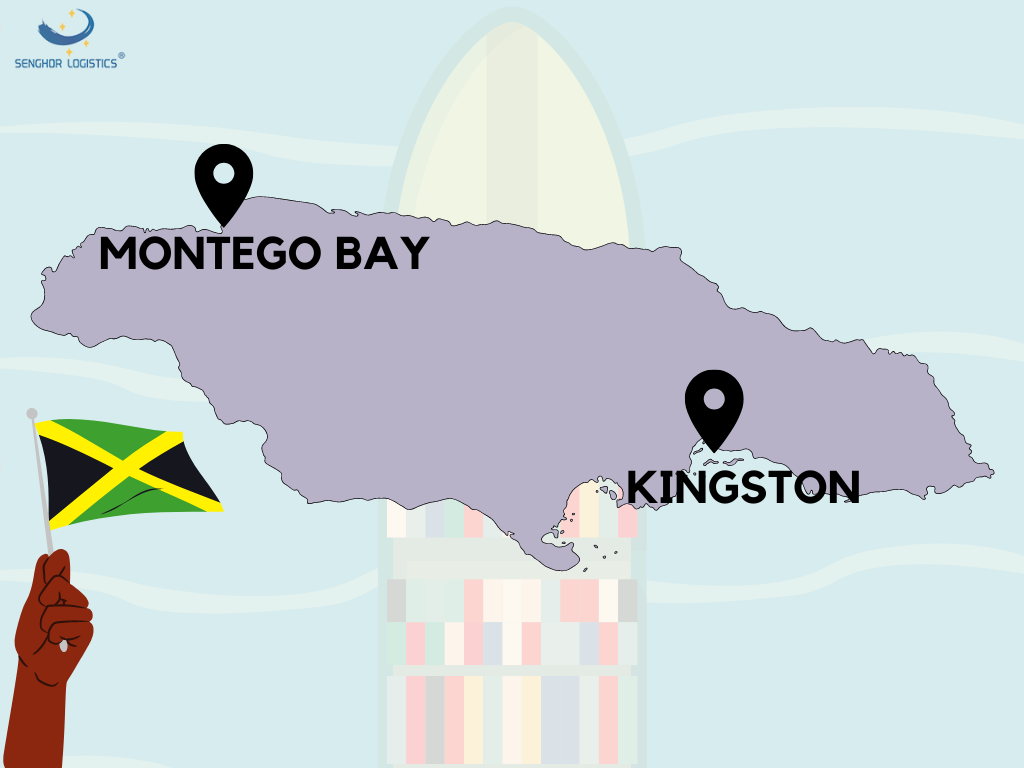 senghor logistics shipping from china to jamaica