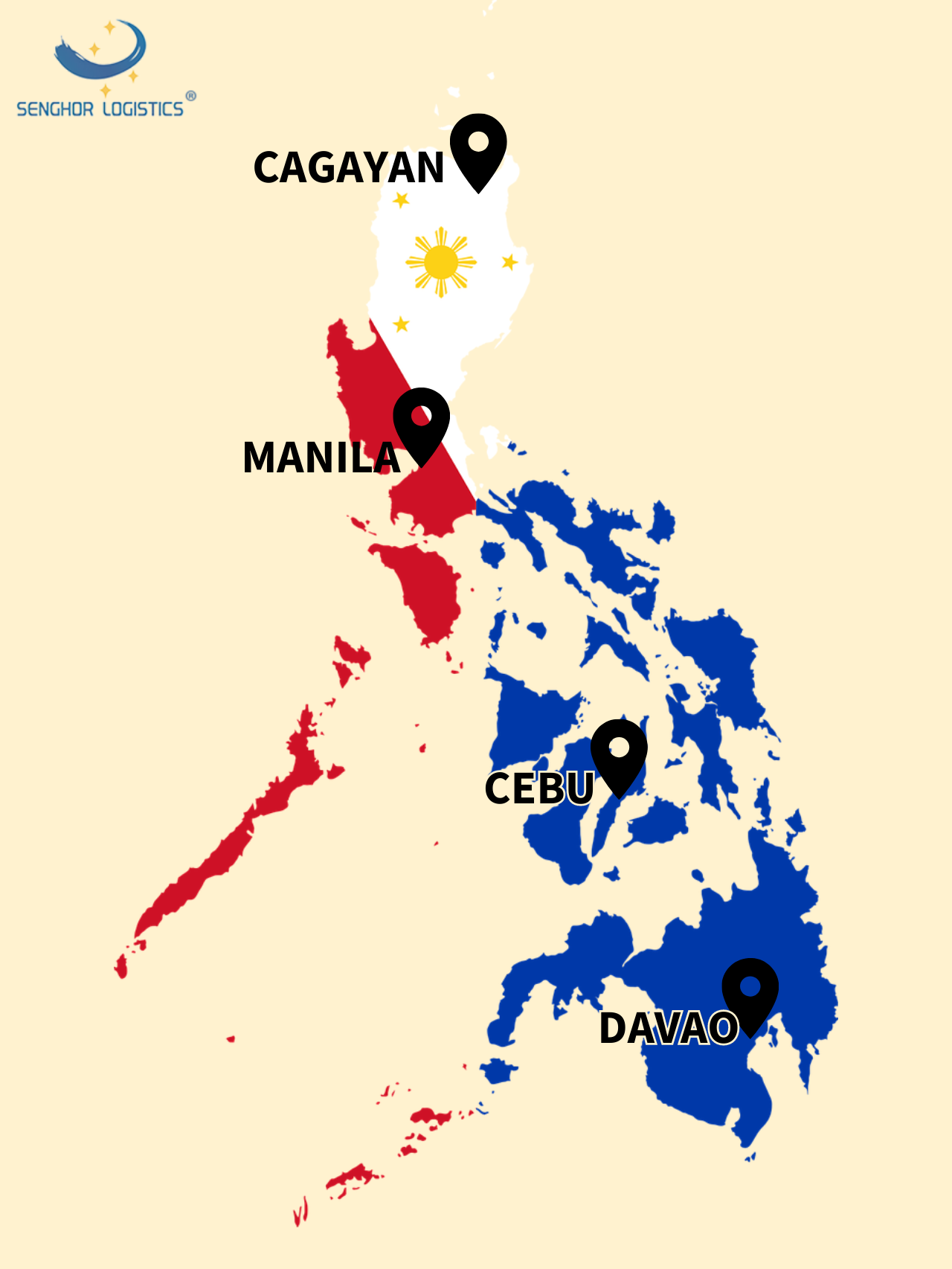 shipping china to philippines warehouse location senghor logistics