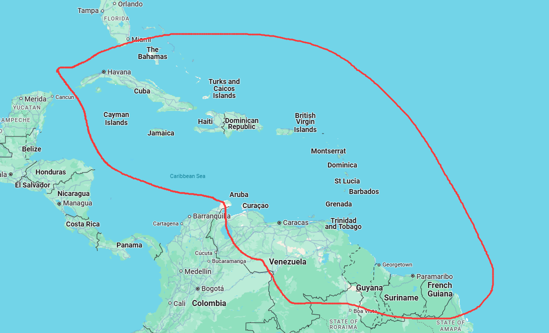 the-caribbean-shipping-route